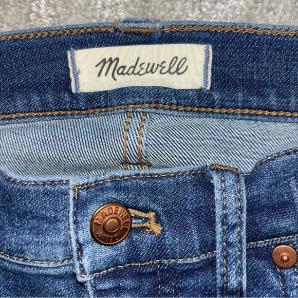 Madewell Women’s 10” High Rise Skinny Jeans Dark Wash Size 28P - Picture 3 of 5